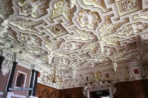 coffered ceiling